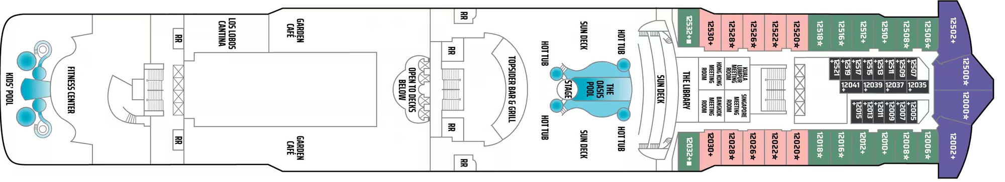 Deck 12 plan